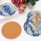 8 Pcs DIY Ocean Art Painting Coasters Set with Holder, Marine Life Designs